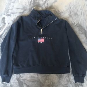 los angeles quarter zip